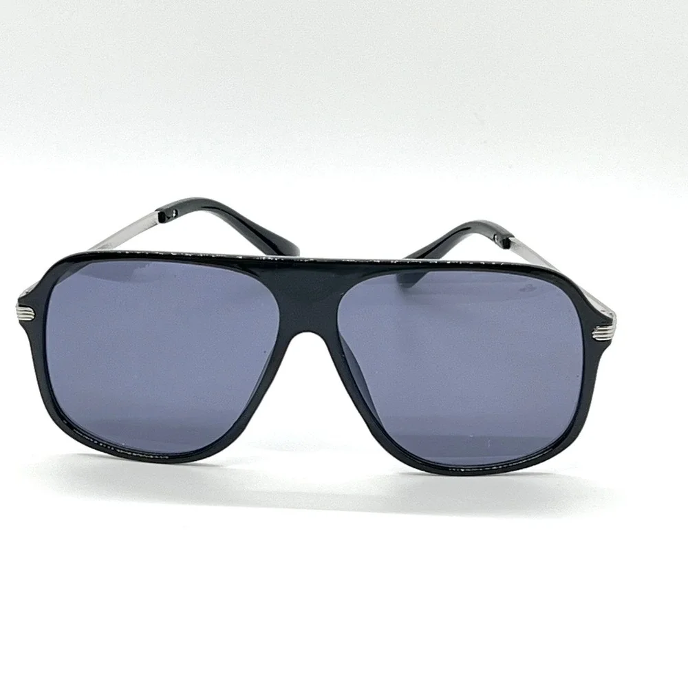 Aviator Sunglasses‎ Men's Fashion Shades Pilot Style Black Frame Square Driving